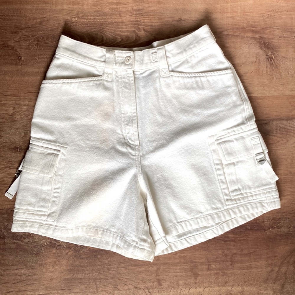 Vintage Ralph Lauren - Lauren Jeans Co. White Jean Shorts 4